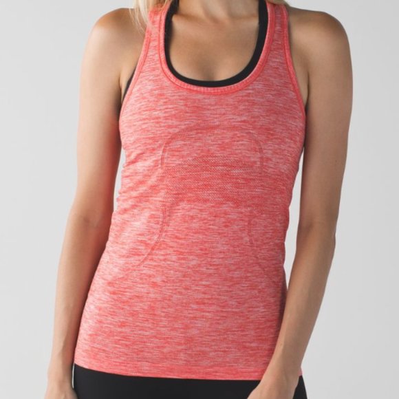 lululemon athletica Tops - Lululemon Swiftly Tech Racerback Heathered Red